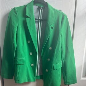 Green Women's Blazer